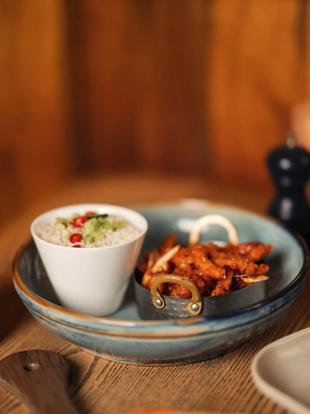 Spicy shrimp appetizer
